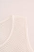 White Net Tank Transparent Top
