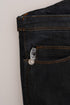 Dark Blue Cotton Slim Fit Jeans