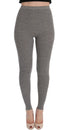 Gray Cashmere Stretch Tights