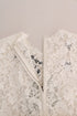 White Crystal Embellished Lace Blouse
