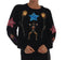 Fairy Tale Crystal Black Cashmere Sweater