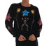 Fairy Tale Crystal Black Cashmere Sweater
