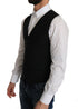 Black Wool Dress Waistcoat