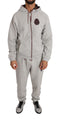 Gray Cotton Sweater Pants Tracksuit