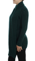 Green Knitted Cashmere Cardigan