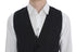 Gray Striped Formal Vest